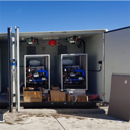 ईंधन सेल पावर स्टेशन के लिए 500m3/H 1MW कंटेनरीकृत हाइड्रोजन जनरेटर जल इलेक्ट्रोलाइज़र